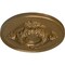 Ekena Millwork Monique Ceiling Medallion (Fits Canopies up to 3 3/4"), Hand-Painted Pale Gold, 13 3/4"OD x 1"P CM13MOPAS - alternate 4